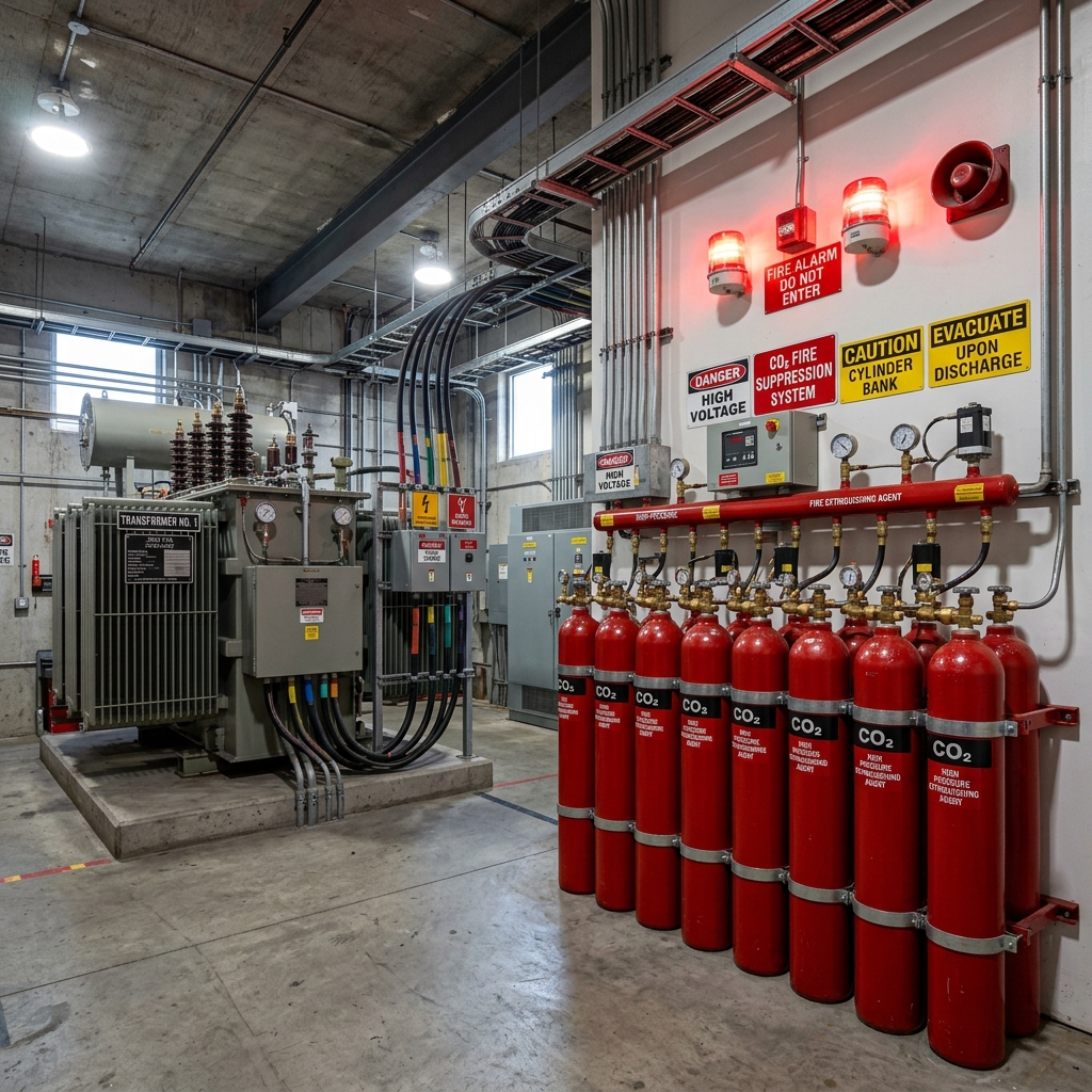 Karbondioksitli (CO2) Söndürme Sistemleri ve Elektrik Odalarında Kullanım İlkeleri